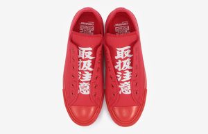 Black Eye Patch Converse All Star 100 Red up