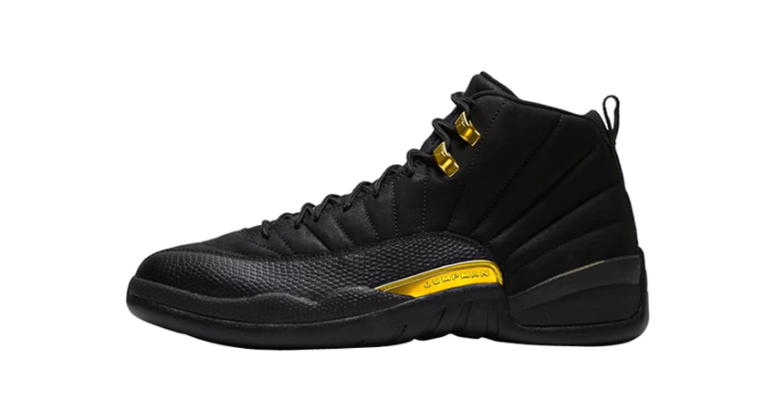 Check Out The Air Jordan 12 In Black And Gold 01