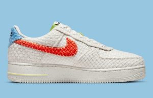 Nike Air Force 1 Hemp White Red DV2112-001 right