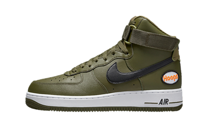 Nike Air Force 1 High Hoops Pack Olive White DH7453-300 - Where To Buy ...