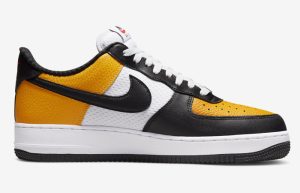 Nike Air Force 1 University Gold Black DQ7775-700 right