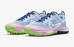 Nike Air Zoom Terra Kiger 8 Light Marine Womens DH0654-500 front corner