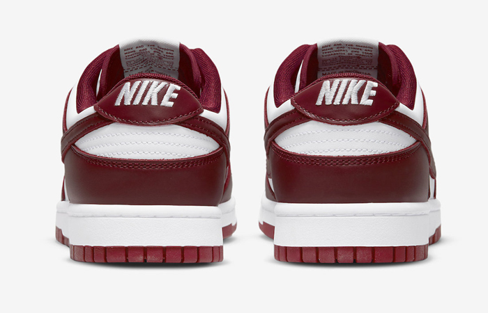 Nike Dunk Low Team Red DD1391-601 back