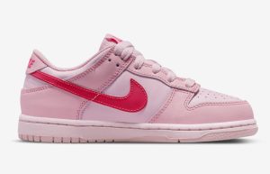 Nike Dunk Low Triple Pink GS DH9756-600 right
