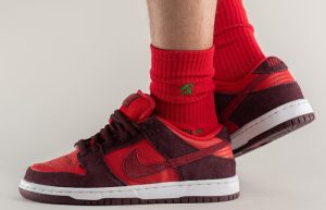 Nike SB Dunk Low High Fruity Red onfoot 04