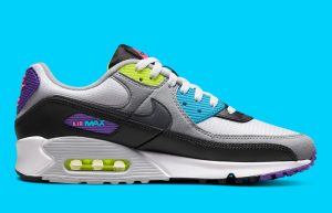 Nike What The Air Max 90 Grey Multi DR9900-100 right