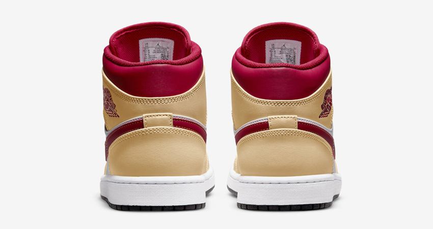 Official Look at the Air Jordan 1 Mid Beige Red 04