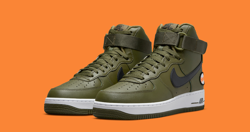 Olive Themed Nike Air Force 1 High Hoops Pack Unveiled 02