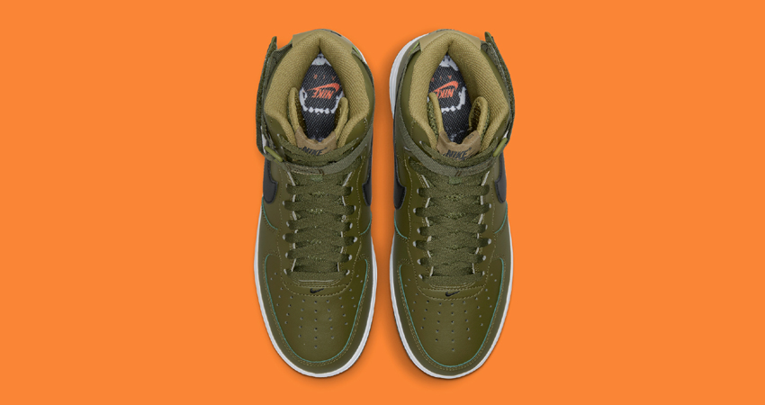 Olive Themed Nike Air Force 1 High Hoops Pack Unveiled 03