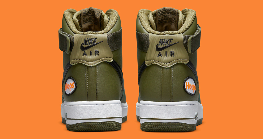 Olive Themed Nike Air Force 1 High Hoops Pack Unveiled 04