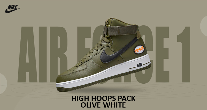 Olive Themed Nike Air Force 1 High "Hoops Pack" Unveiled