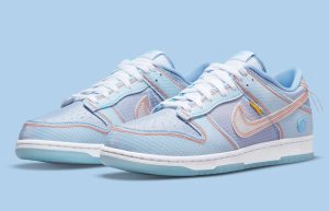 Union Nike Dunk Low Argon DJ9649-400 front corner