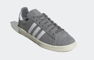 adidas Campus 80s Grey Cloud White GX9406 front corner