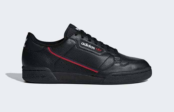 adidas Continental 80 Black Scarlet Red G27707 right