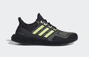 adidas Ultra 4D Black Lime GZ4499 right