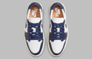 Air Jordan 1 Low Elevate Navy White Womens DH7004-141 up