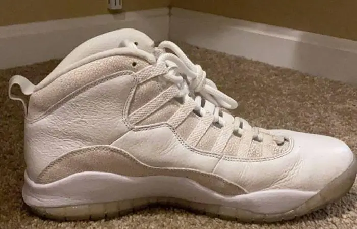 Jordan 10 retro sales drake ovo white