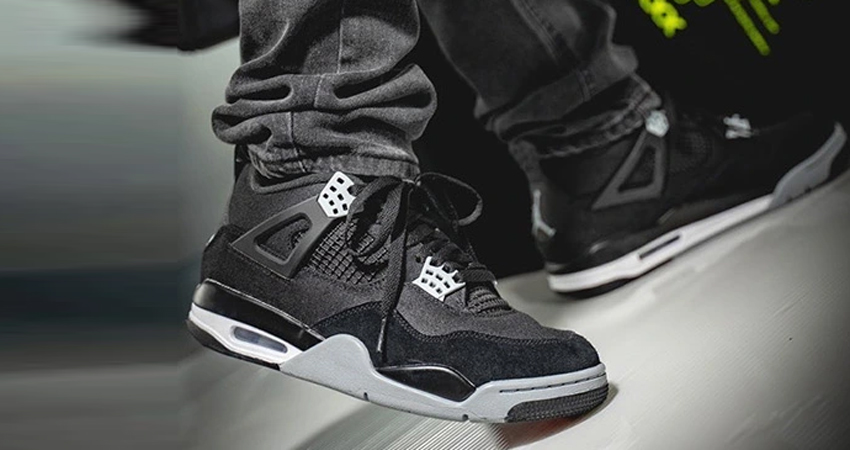 Air Jordan 4 Black Canvas Is A Must Have For The Sneakerheads 01