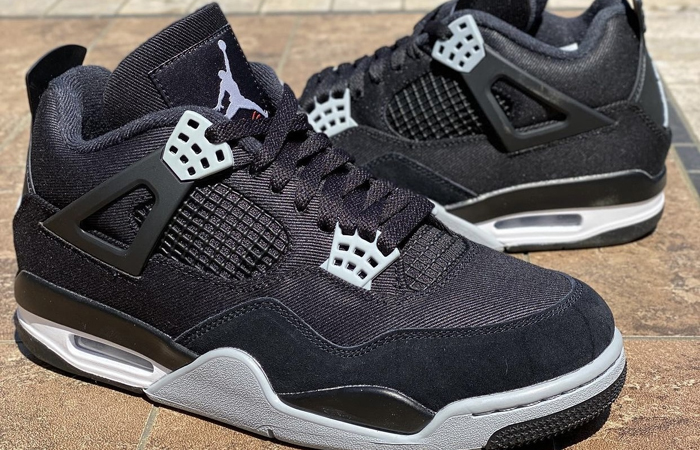 Air Jordan 4 Black Canvas DH7138-006