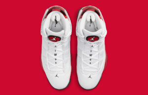 Air Jordan 6 Rings White Red 322992-126 up