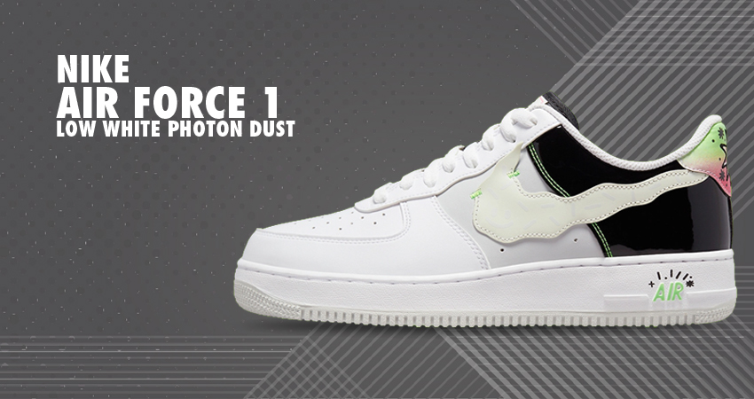 Check Out Nike Air Force 1 Low White Photon Dust In Official Look featured image