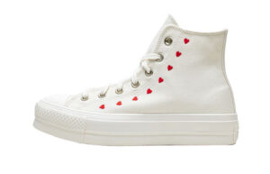 Converse Chuck Taylor All-Star Lift Hi White Red Womens A01599C featured image