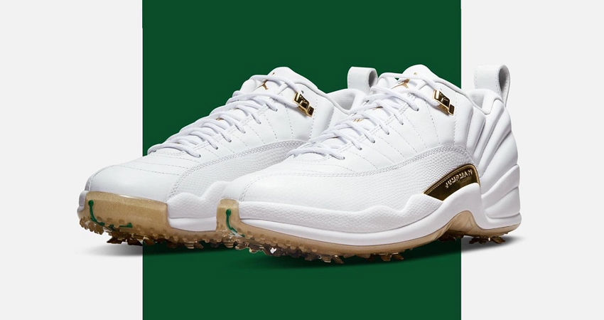 If You Like Golf Then You Will Love The Air Jordan 12 Low Golf White Gold 02