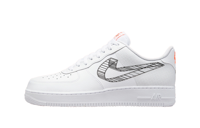 Nike Air Force 1 Low 3D Swoosh White DR0149-100 featured image