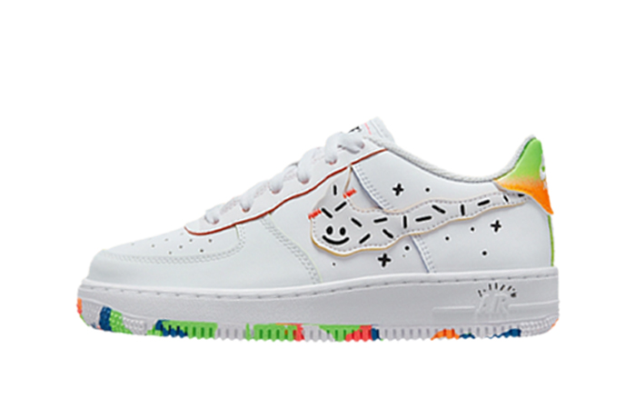Nike Air Force 1 Psychedelic Doodles GS DV1366-111 featured image