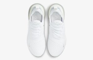 Nike Air Max 270 White Pure Platinum Womens DR7859-100 up