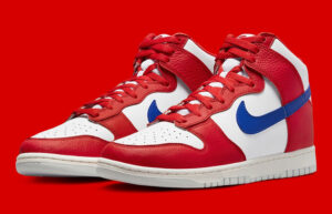 Nike Dunk High USA Red White front corner