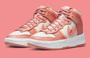 Nike Dunk High Up Sail Light Madder Root Womens DH3718-107 front corner