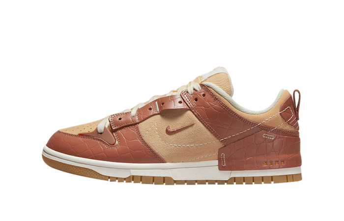 Nike Dunk Low Disrupt 2 Brown Croc Womens DV1026-215 featured image