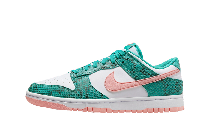 Nike Dunk Low Green Snakeskin DR8577-300 featured image