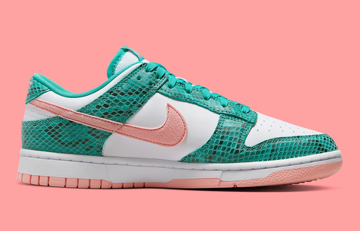 Nike Dunk Low Green Snakeskin DR8577-300 right