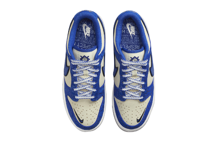 Nike Dunk Low Jackie Robinson Racer Blue DV2122-400 up