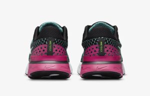 Nike React Infinity Run Flyknit Pink Teal Womens DD3024-003 back