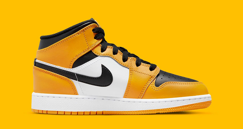 Official Take On The Air Jordan 1 Mid Flips The Yellow Toe 01