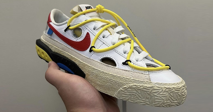 On Foot Look and Buying Guide For Off-White x Nike Blazer Low White Multi 04