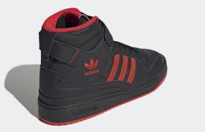 adidas Forum Hi Ksi Core Black Red GW4527 back corner