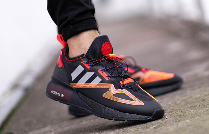adidas Zx 2k Boost Core Black Solar Red GY1209 - Where To Buy 