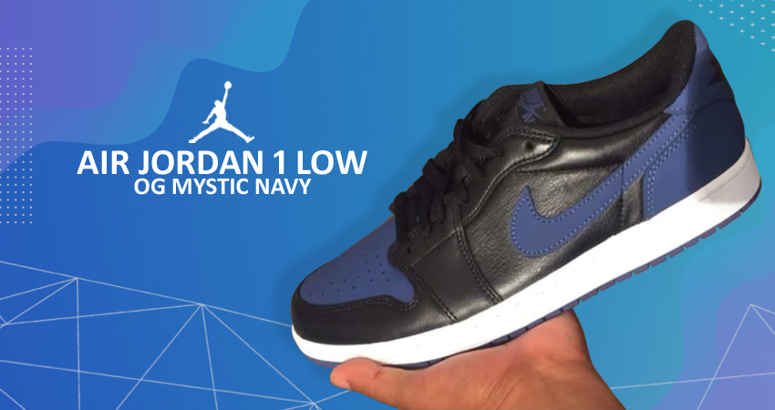 Air Jordan 1 Low OG "Mystic Navy" Will Be Available In Summer 2022