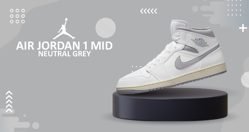 Air Jordan 1 Mid's Neutral Grey Iteration Does The Job! featured image