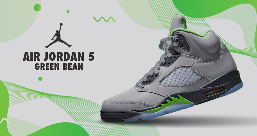 Explore The Official Looks Of Air Jordan 5 Green Bean featured image