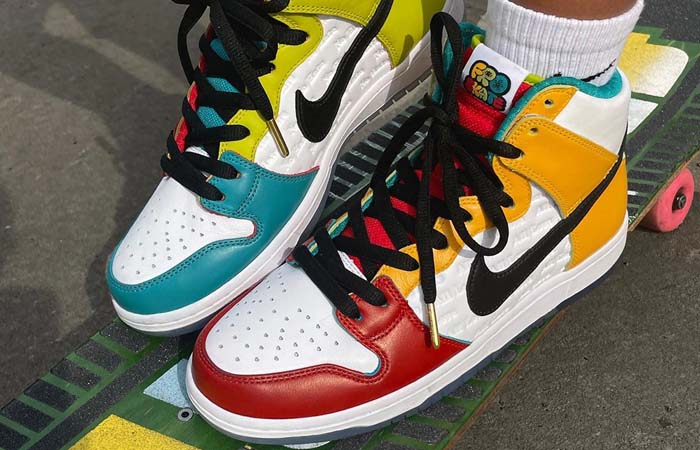 FroSkate x Nike SB Dunk High All Love No Hate Multi DH7778-100