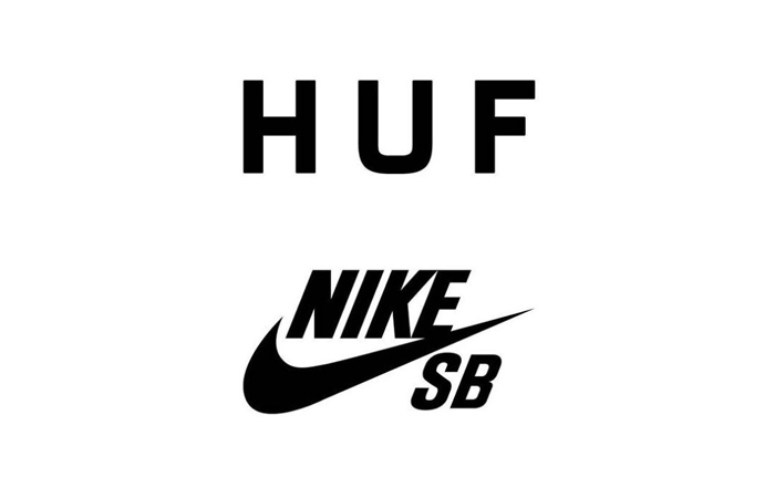 HUF Nike SB Dunk Low logo