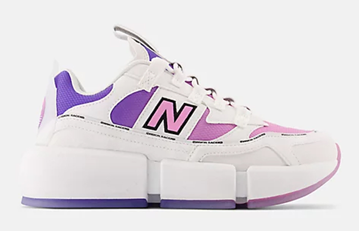 Jaden Smith New Balance Vision Racer White Violet MSVRCSSN right