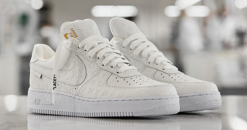 Louis Vuitton Set To Release A Luxury Draped Nike Air Force 1 Virgil ...