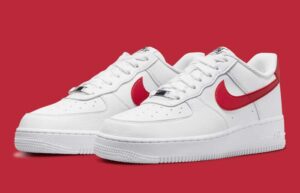 Nike Air Force 1 Next Nature White University Red DN1430-102 front corner