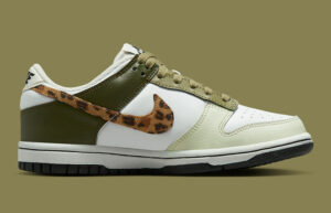 Nike Dunk Low Leopard GS DX9282-100 right